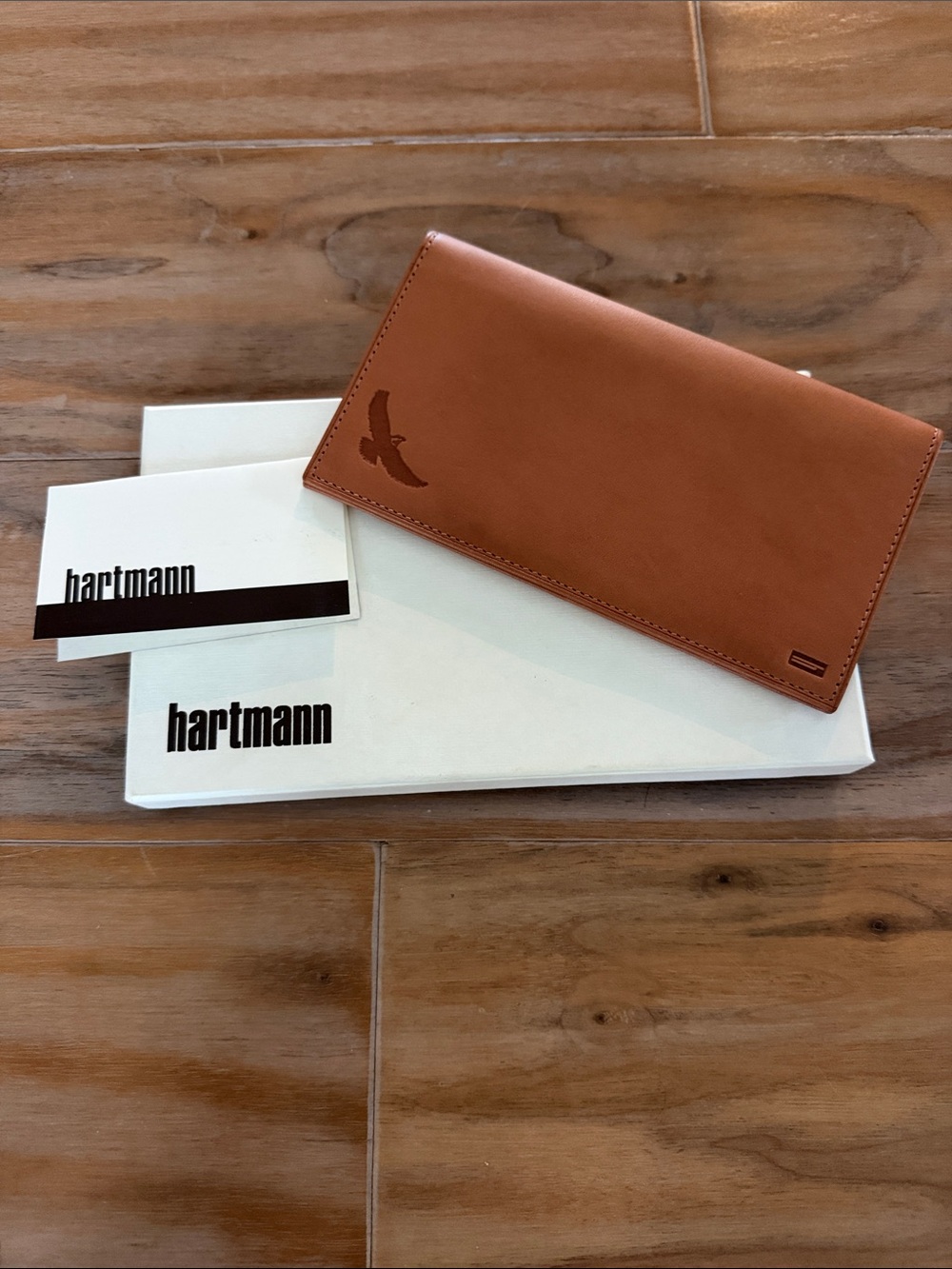 Hartmann Classic Collection Belting Leather Long Wallet New in Box